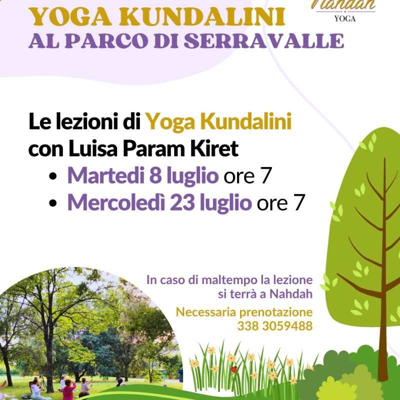 Yoga Kundalini al parco
