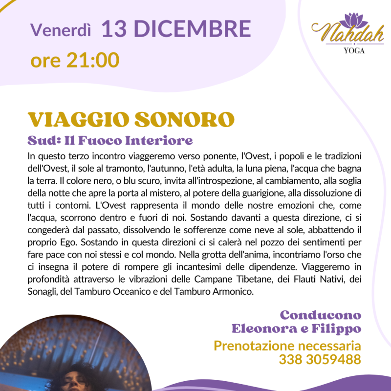 Viaggio sonoro. Sud: il fuoco interiore