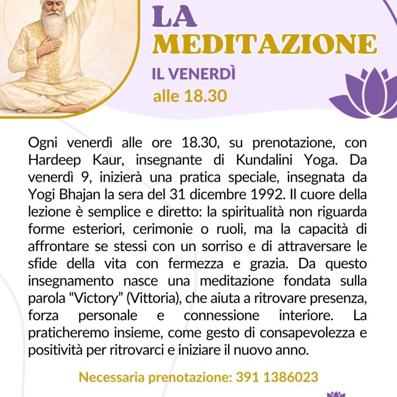 La meditazione