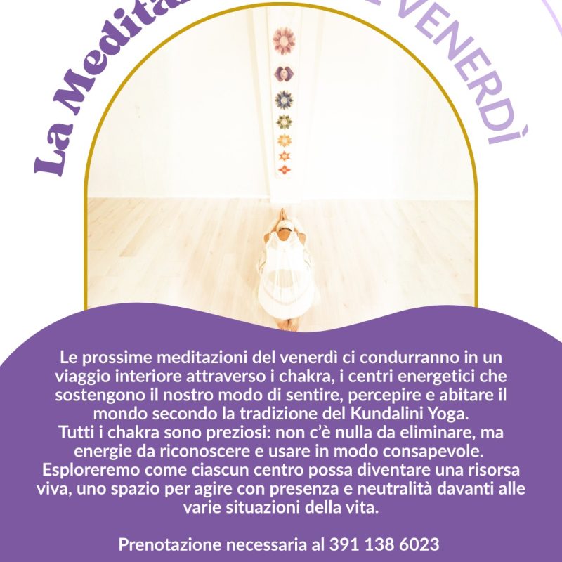 La meditazione del venerdì